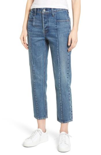 Women's Levi's Altered Straight Leg Crop Jeans - Blue