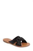 Women's Soludos Knotted Slide Sandal .5 M - Black