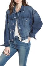 Women's Hudson Jeans Rei Lace-up Crop Denim Jacket - Blue