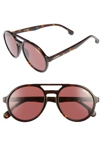 Women's Carrera Pace 53mm Polarized Pilot Sunglasses - Havana