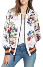 Women's Rachel Rachel Roy Flower Print Bomber Jacket