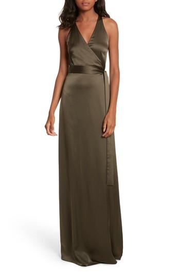 Women's Diane Von Furstenberg Wrap Gown - Purple