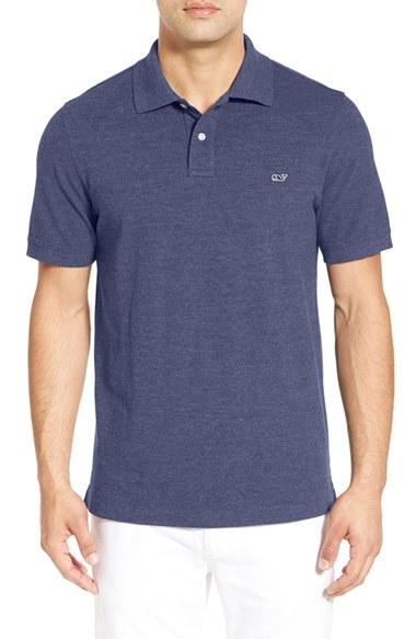 Men's Vineyard Vines Slim Fit Pique Polo - Blue