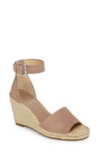 Women's Vince Camuto Leera Wedge Sandal M - Brown