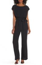 Women's Eliza J Cap Sleeve Wide Leg Jumpsuit - Black