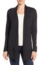 Women's Nic+zoe Chiffon Trim Cardigan