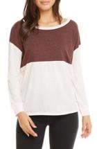 Women's Chaser Colorblock Dolman Sleeve Tee - Ivory