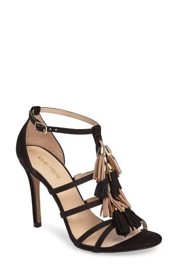 Women's Klub Nico Myra Tassel Sandal M - Black