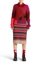 Women's Burberry Knit Wool Blend Pencil Skirt
