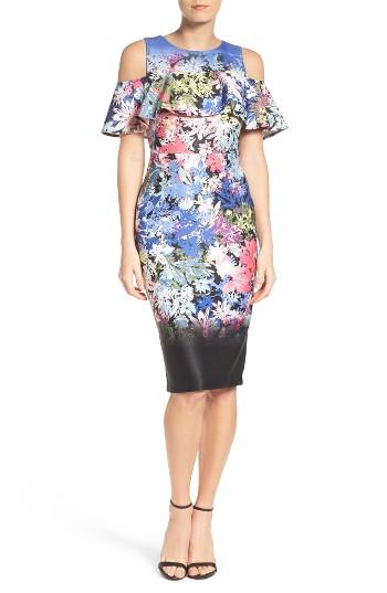 Women's Eci Cold Shoulder Sheath Dress