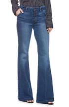 Women's Paige Genevieve High Waist Flare Jeans - Blue