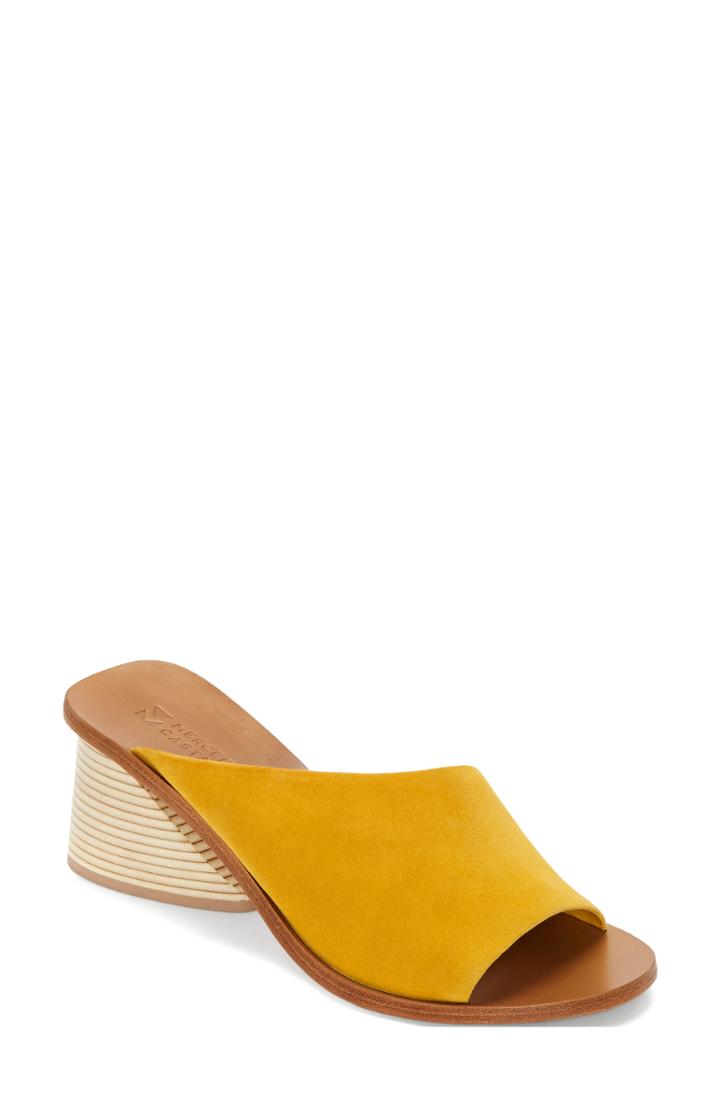 Women's Mercedes Castillo Izar Slide Sandal M - Yellow