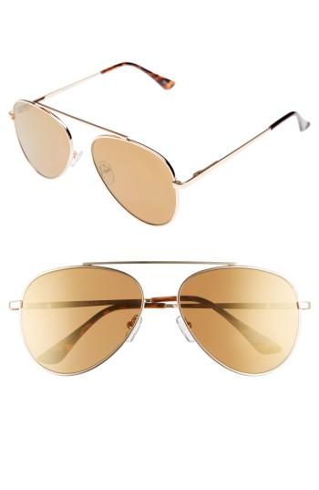 Women's Circus By Sam Edelman 58mm Aviator Sunglasses - Gold