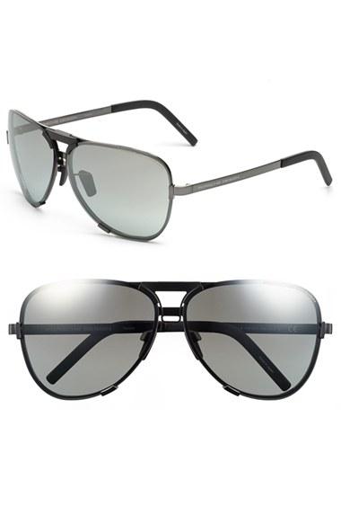 Men's Porsche Design 'p8678' 67mm Sunglasses - Dark Gunmetal