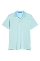 Men's Southern Tide Regular Fit Stripe Stretch Polo, Size - Green