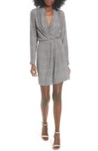 Women's Zoey Surplice Dress - Black