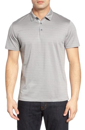 Men's Robert Barakett Walsh Polo, Size - Grey