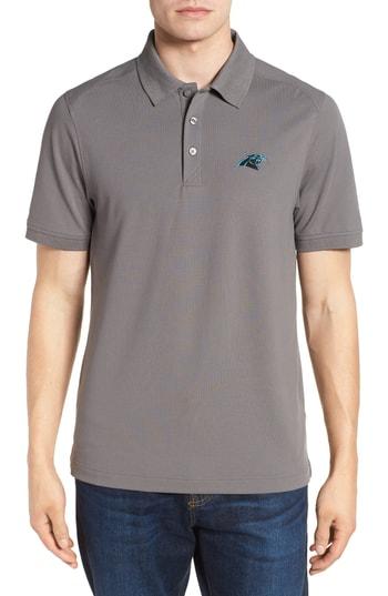 Men's Cutter & Buck Carolina Panthers - Advantage Fit Drytec Polo