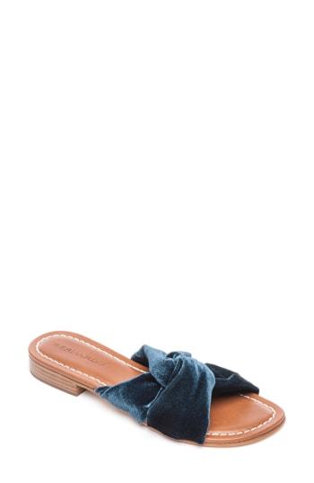 Women's Bernardo Tiffany Knotted Slide Sandal M - Blue