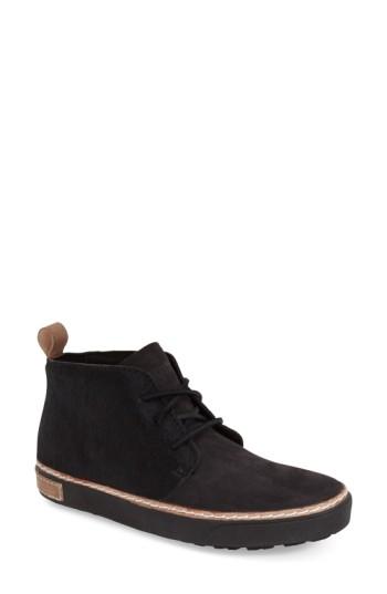 Women's Blackstone Genuine Calf Hair Chukka Sneaker Eu - Black