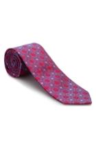 Men's Robert Talbott Floral Medallion Silk Tie, Size - Red