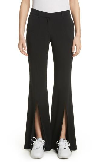 Women's A.l.c. Capen Split Front Pants - Black
