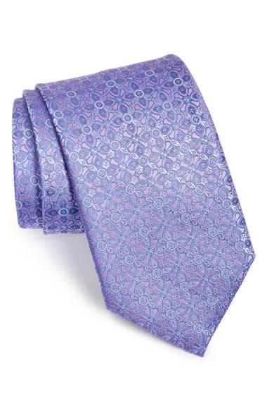 Men's Canali Geometric Silk Tie