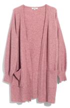 Women's Madewell Edgewater Coziest Yarn Wool Cardigan - Purple