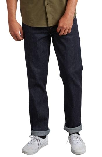 Men's Volcom Solver Straight Leg Jeans X 34 - Blue