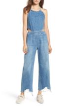 Women's Dl1961 Liv Denim Halter Jumpsuit - Blue