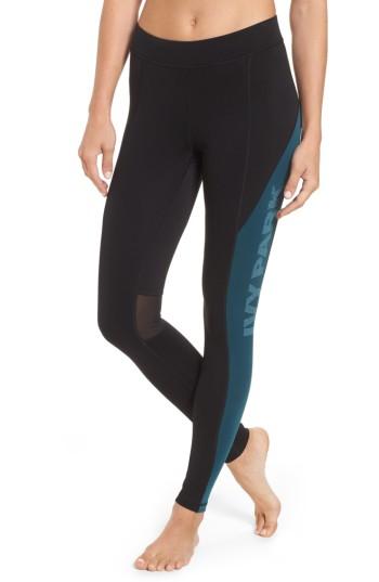 Women's Ivy Park Logo Block Mid Rise Ankle Leggings