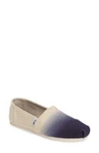 Women's Toms Dip-dyed Alpargata Slip-on M - Blue
