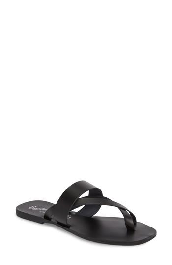 Women's Seychelles Destiny Thong Sandal M - Black