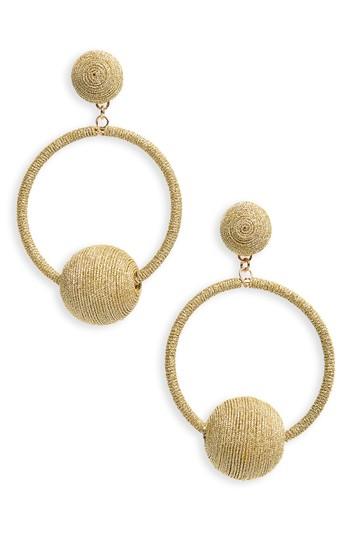 Women's Kitsch Metallic Wrapped Drop Earrings