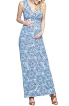 Women's Tart Maternity 'marsha' Maxi Maternity Dress - Blue
