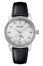Women's Ingersoll Crystal Accent Leather Strap Watch, 34mm
