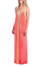 Women's Pitusa Cover-up Maxi Dress, Size - Coral