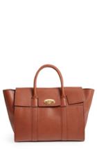 Mulberry Bayswater Calfskin Leather Satchel - Brown
