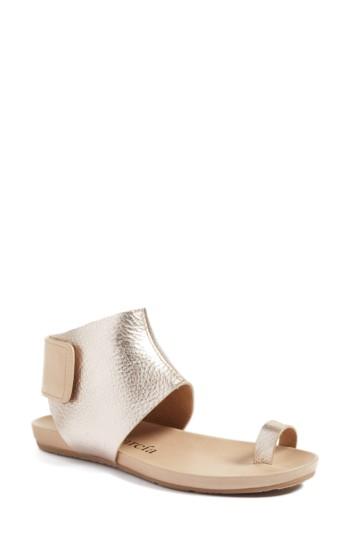 Women's Pedro Garcia Metallic Ankle Cuff Sandal