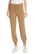 Women's Theory Relaxed Track Pants, Size - Beige