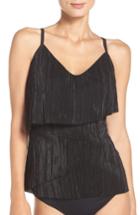 Women's Magicsuit In The Fold Chloe Tankini Top - Black