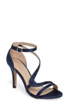 Women's Pink Paradox London Mckayla Embellished Serpentine Sandal .5 M - Blue