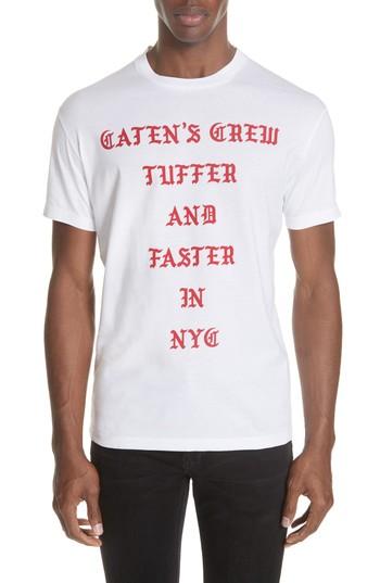Men's Dsquared2 Old English Font T-shirt - White