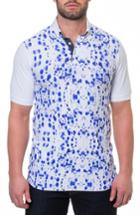 Men's Maceoo Drips Print Polo (s) - White