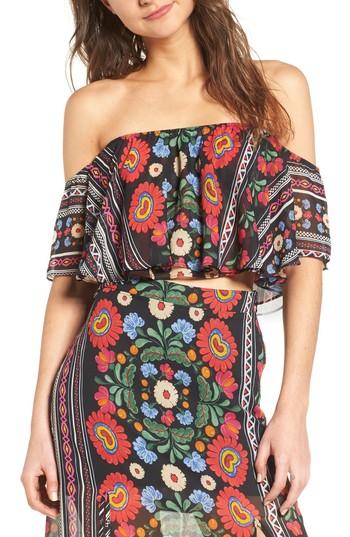 Women's Show Me Your Mumu Nica Ruffle Top - Red