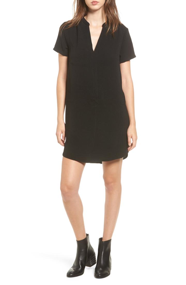 Women's Hailey Crepe Dress, Size - Black