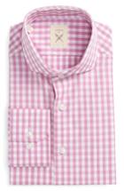 Men's Strong Suit Trim Fit Check Dress Shirt