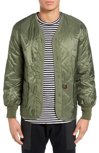 Men's Alpha Industries Als/92 Liner Jacket, Size - Green