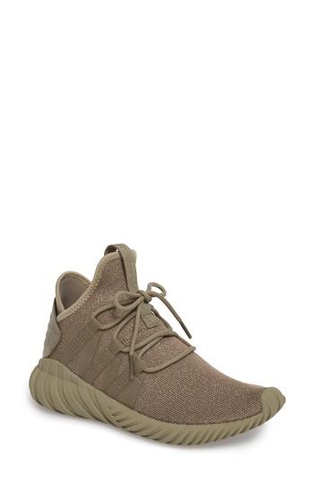 Women's Adidas Tubular Dawn Primeknit Sneaker M - Green