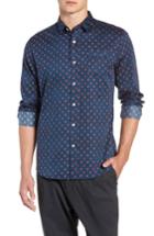 Men's Descendant Of Thieves Car Wars Print Shirt - Blue